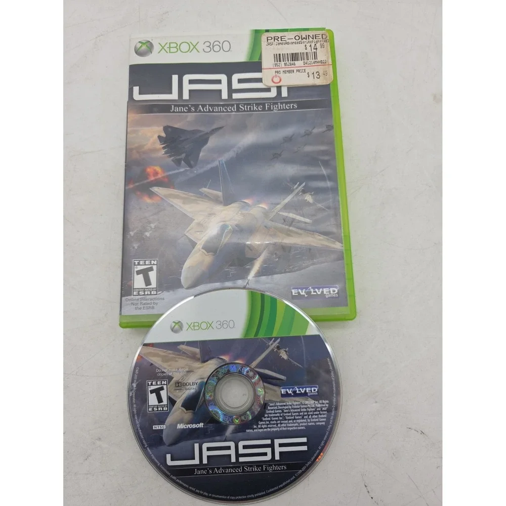 JASF: Jane's Advanced Strike Fighters Xbox 360 - VERY GOOD No Manual